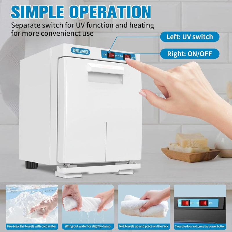 Hot Towel Warmer Cabinet Rapid Heating with UV