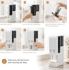 Hot Towel Warmer Dispenser with 40 Compressed Face