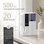 Hot Towel Warmer Dispenser with 40 Compressed Face