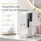 Hot Towel Warmer Dispenser with 40 Compressed Face