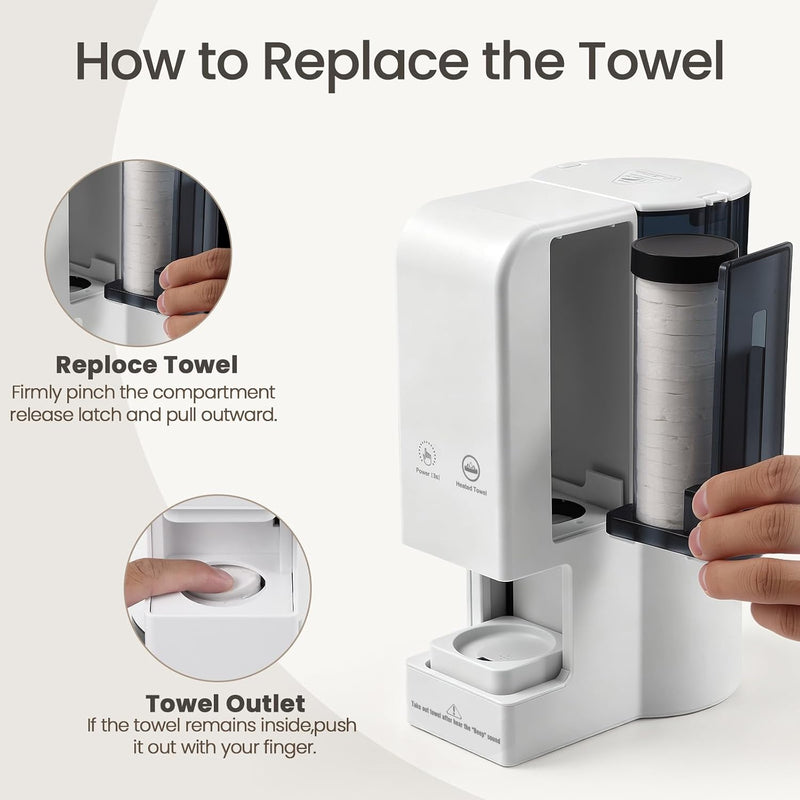 Hot Towel Warmer for Face 5s Heating Dispenser