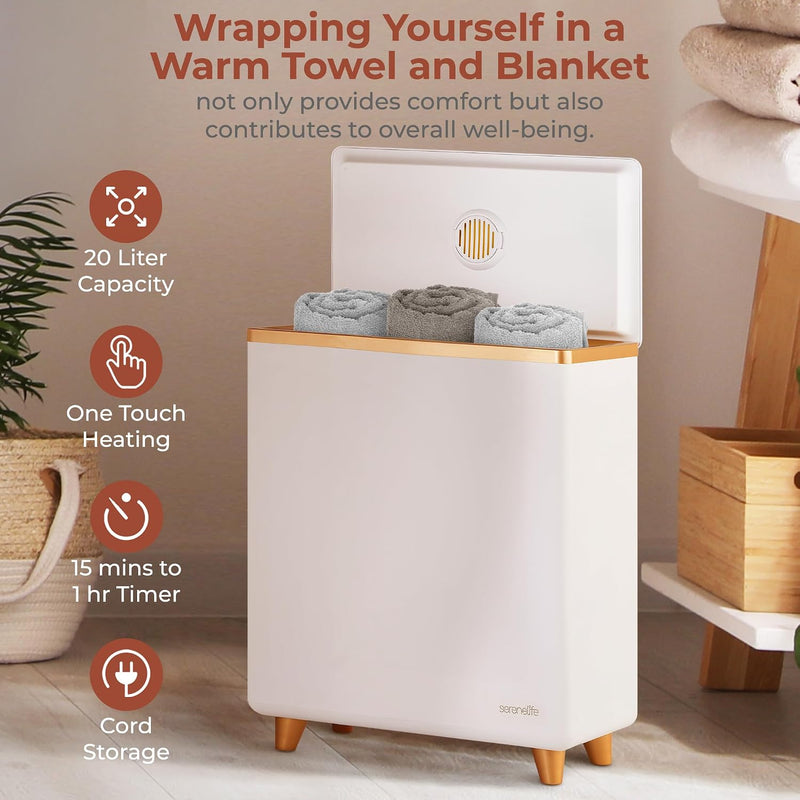 Hot Towel Warmer W Customised Fragrance for Bathroom