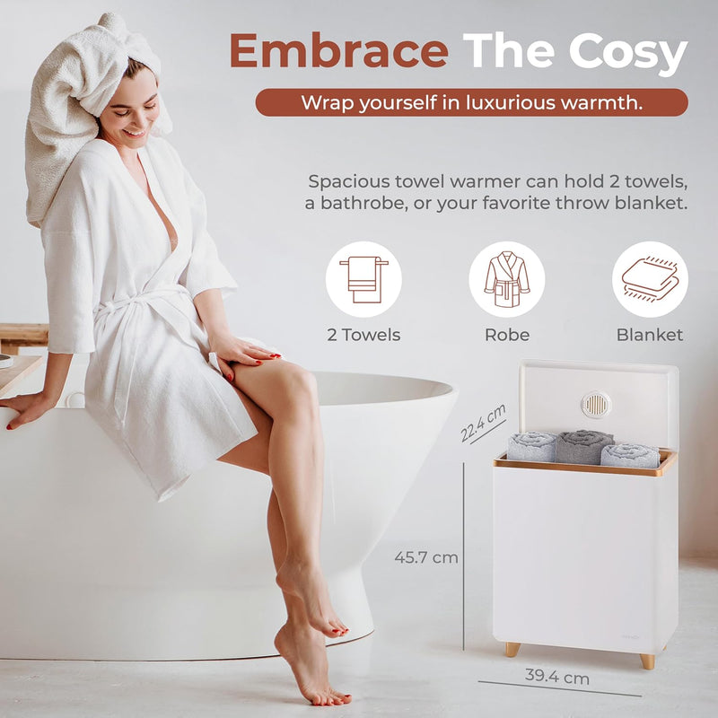Hot Towel Warmer W Customised Fragrance for Bathroom
