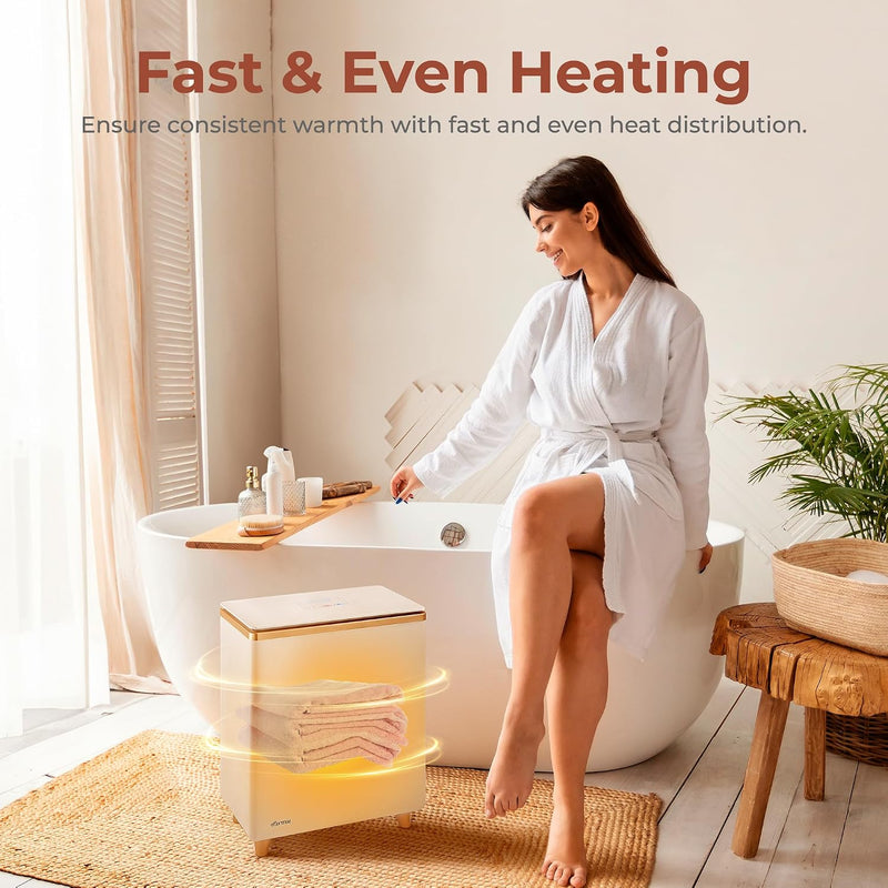 Hot Towel Warmer W Customised Fragrance for Bathroom