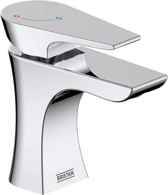 Hourglass Eco Start Bathroom Basin Mixer Chrome Tap