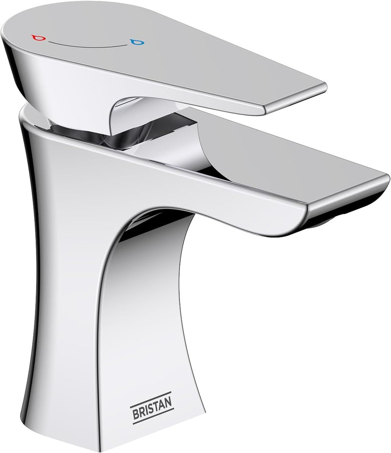 Hourglass Eco Start Bathroom Basin Mixer Chrome Tap