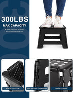 House Day Folding Step Stool 9 Inch Sturdy