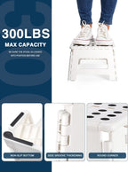 House Day Folding Step Stool 9 Inch Sturdy