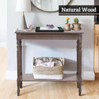 Housewares Heritage Winter Melody Console Table Wood Natural