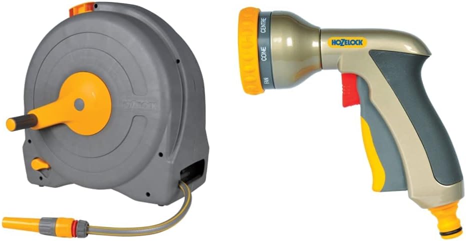 Hozelock Wall-Mounted Fast Reel 40 M