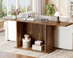 Hsh Farmhouse Console Table 180CM Extra Long 2-Tier