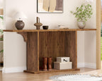 Hsh Farmhouse Console Table 180CM Extra Long 2-Tier