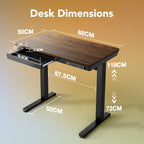 Huanuo One Piece Electric Standing Desk Height Adjustable