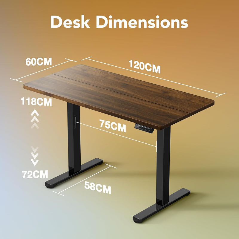 Desk Mit 4 Memory Height Settings Sit-Stand