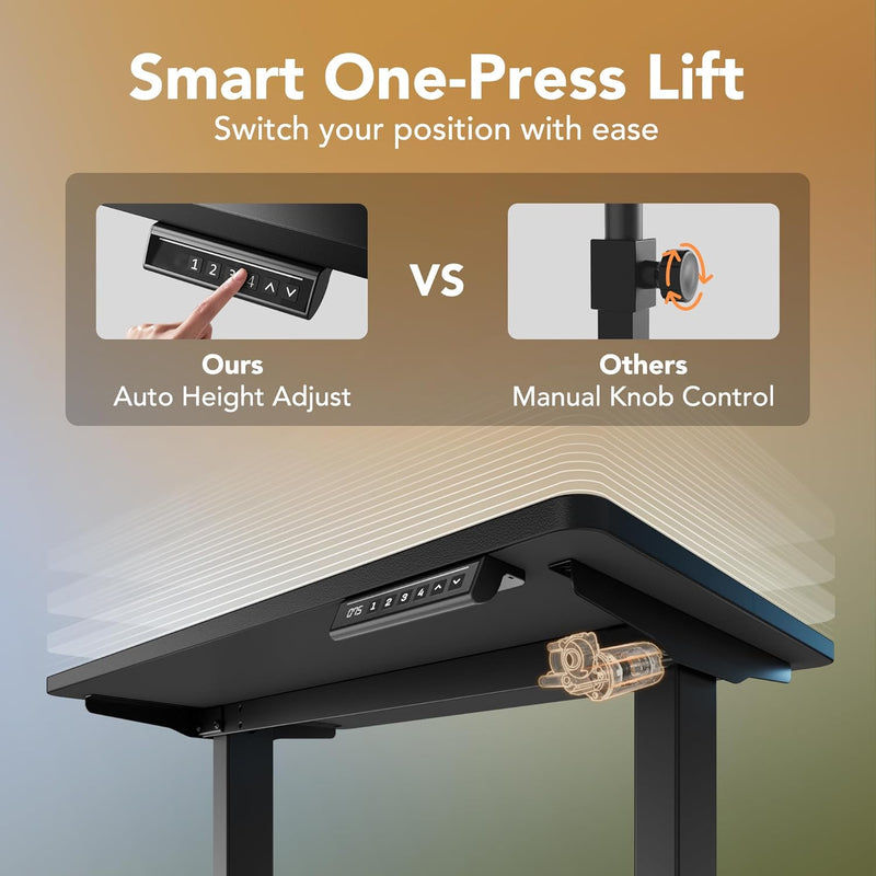 Desk Mit 4 Memory Height Settings Sit-Stand