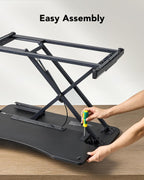 Standing Desk Converter 81CM 32'' Riser Large Keyboard
