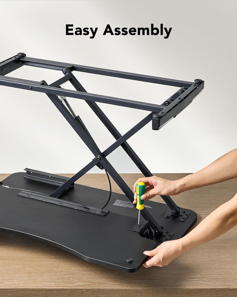Standing Desk Converter 81CM 32'' Riser Large Keyboard