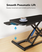 Standing Desk Converter 81CM 32'' Riser Large Keyboard