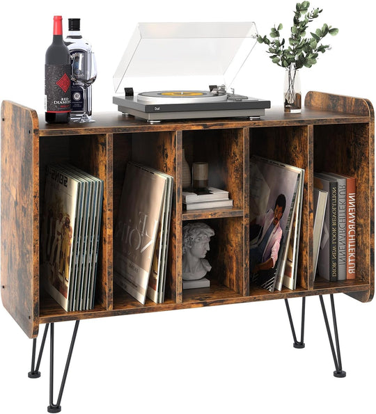 Record Player Stand Vinylrecord Storage 3 Tier End Table