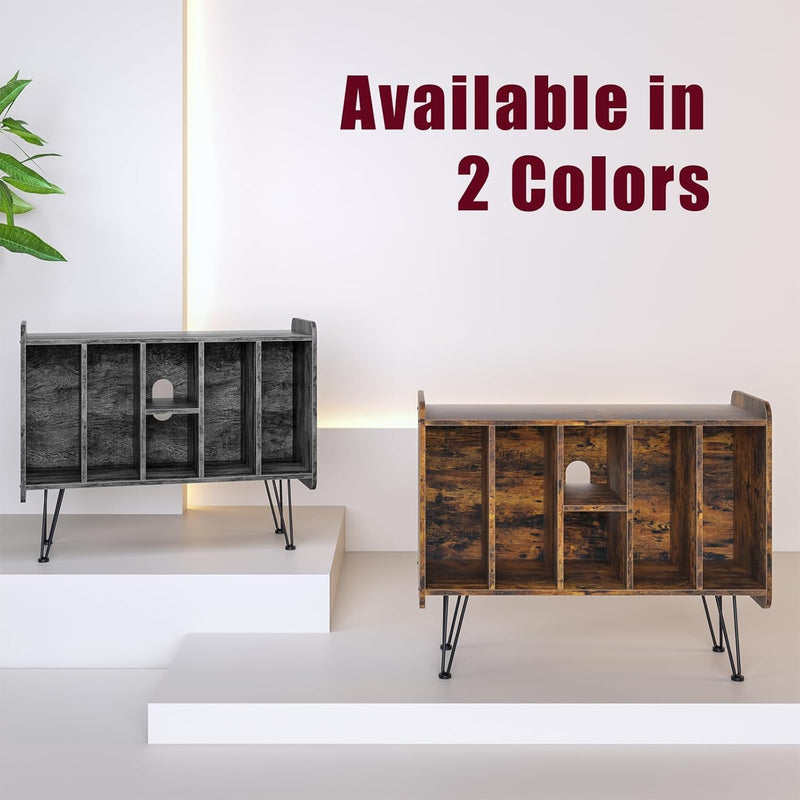 Record Player Stand Vinylrecord Storage 3 Tier End