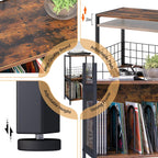Record Player Stand Vinylrecord Storage 3 Tier End