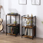 Record Player Stand Vinylrecord Storage 3 Tier End