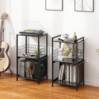 Record Player Stand Vinylrecord Storage 3 Tier End