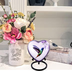 Hummingbird Hand Painted Adult Cremation Urn with Velvet