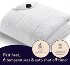 Hunker Down Electric Blanket Single Size Scandi Sherpa