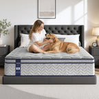 Hybrid Mattress 10.2inch Medium Firm 90x190x26CM 7 Zone