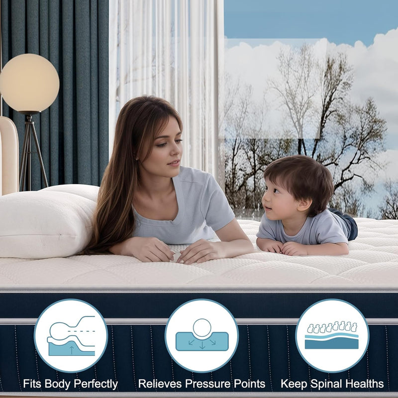Hybrid Mattresses Mattress-Pocket Spring with Comfort Foam