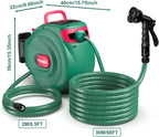 Hychika Hose Reel 30m Wall Mounted Retractable