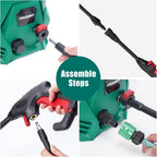 Hychika Pressure Washers 1600PSI Power Washer 1500W 410L