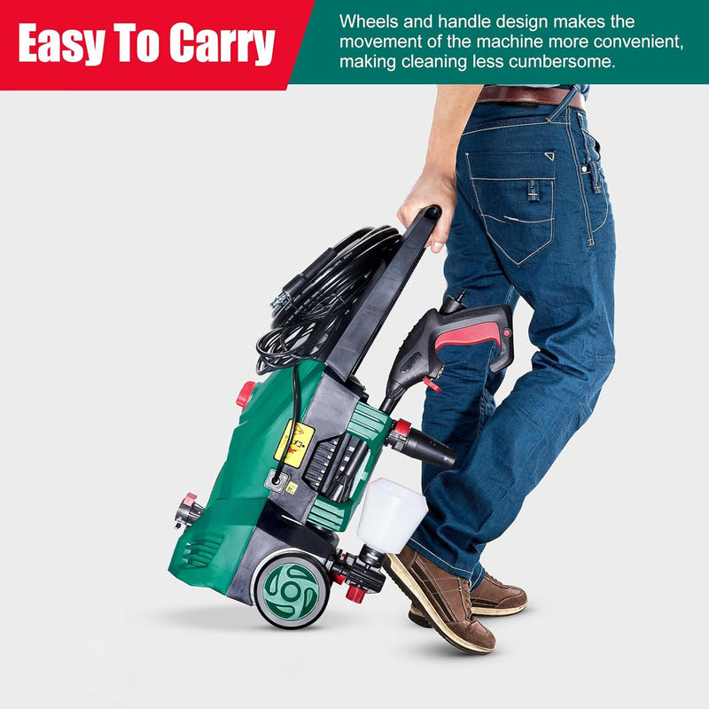 Hychika Pressure Washers 1600PSI Power Washer 1500W 410L