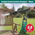 Hychika Pressure Washers 1600PSI Power Washer 1500W 410L