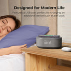 I-Box Alarm Clocks Bedside Clock with Wireless Charging