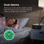 I-Box Alarm Clocks Bedside Clock with Wireless Charging
