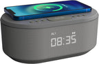 I-Box Alarm Clocks Bedside Clock with Wireless Charging