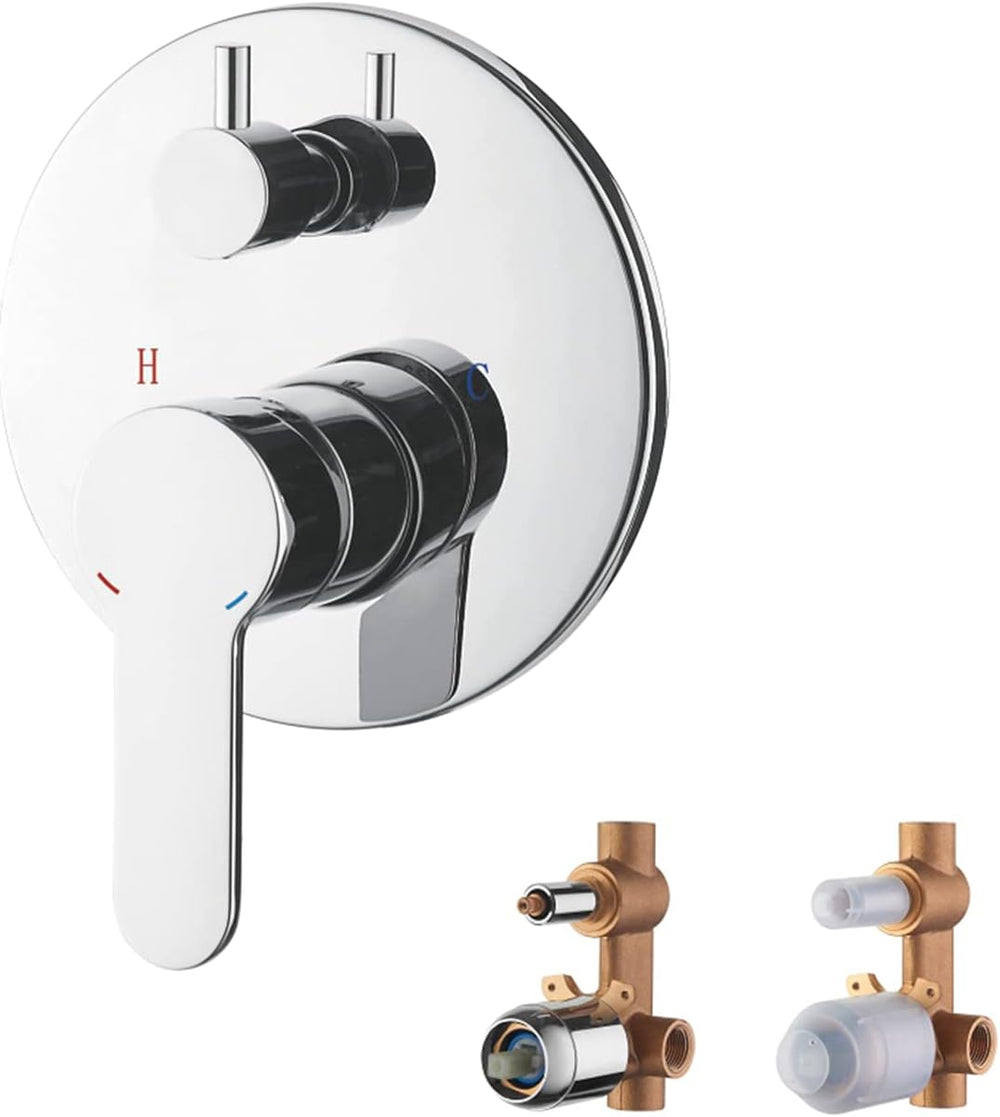 Ibergrif Concealed Shower Mixer Tap with Body Valve