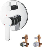 Ibergrif Concealed Shower Mixer Tap with Body Valve