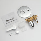 Ibergrif Concealed Shower Mixer Tap with Body Valve