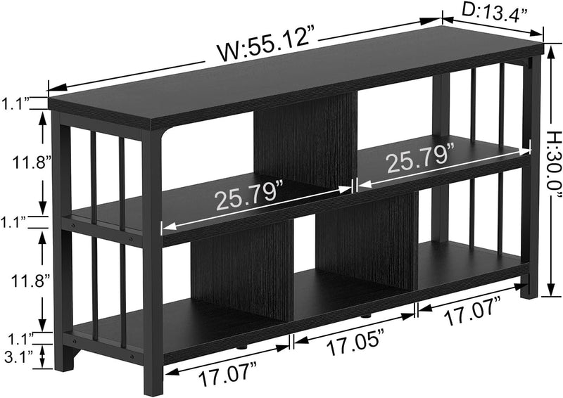 5 Cube Storage Organiser Bookshelf Low Bookcase