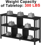 Ibf Farmhouse 3 Tier Open Book Shelf Wood