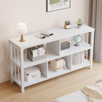 Ibf Farmhouse 3 Tier Open Book Shelf Wood