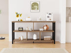 Ibf Farmhouse 3 Tier Open Book Shelf Wood