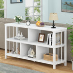 Ibf Farmhouse 3 Tier Open Book Shelf Wood