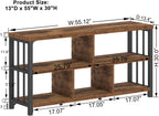 5 Cube Storage Organiser Bookshelf Low Bookcase