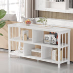 Ibf Farmhouse 3 Tier Open Book Shelf Wood