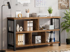 Ibf Farmhouse 3 Tier Open Book Shelf Wood