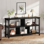 Ibf Farmhouse 3 Tier Open Book Shelf Wood